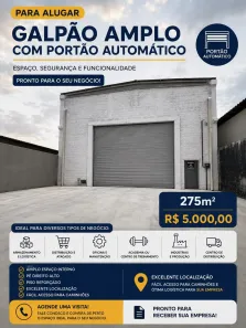 Galpão/Depósito/Armazém para alugar, 275m² no Santa Lúcia, Maceió