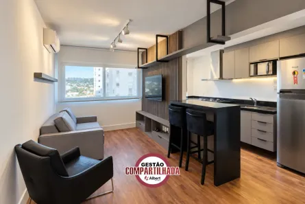 Apartamento com 1 Quarto para alugar, 56m² no Chácara das Pedras, Porto Alegre