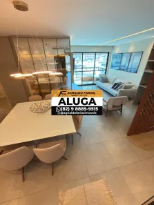 Apartamento com 3 Quartos para alugar, 135m² no Ponta Verde, Maceió