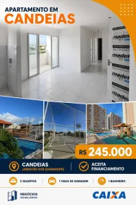 Apartamento com 2 Quartos à venda, 49m² no Candeias, Jaboatão dos Guararapes