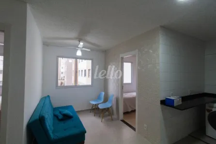 Apartamento com 2 Quartos para alugar, 35m² no Várzea da Barra Funda, São Paulo