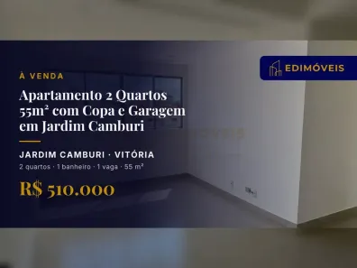 Apartamento com 2 Quartos à venda, 55m² no Jardim Camburi, Vitória