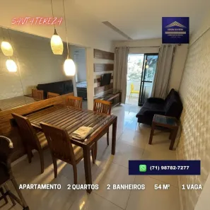 Apartamento com 2 Quartos à venda, 54m² no Luiz Anselmo, Salvador