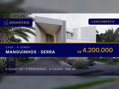 Casa com 4 Quartos à venda, 340m² no Manguinhos, Serra