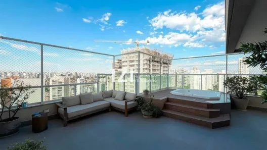 Cobertura com 4 Quartos para alugar, 357m² no Cidade Monções, São Paulo
