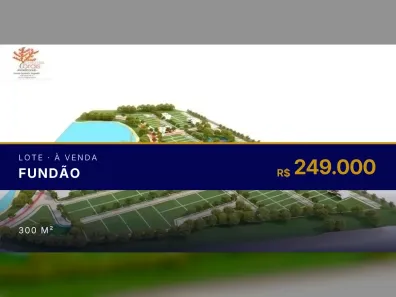 Lote/Terreno à venda, 300m² no , Fundão