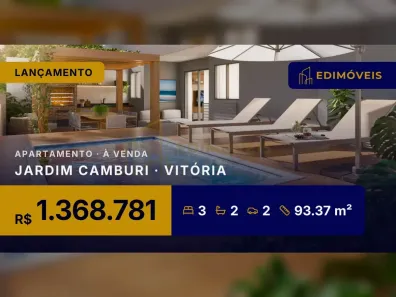 Apartamento com 3 Quartos à venda, 93m² no Jardim Camburi, Vitória