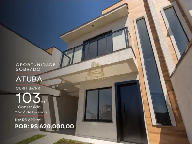 Sobrado com 3 Quartos à venda, 103m² no Atuba, Curitiba