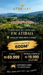 Lote/Terreno à venda, 600m² no Iara, Atibaia