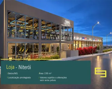 Ponto Comercial para alugar, 200m² no Niterói, Betim