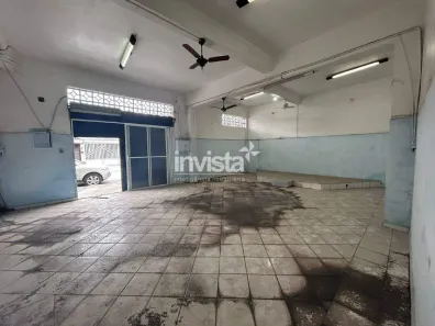 Ponto Comercial para alugar, 105m² no Macuco, Santos