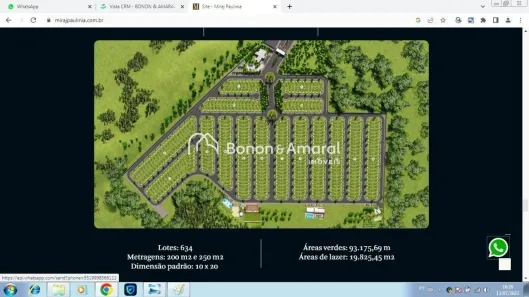 Lote/Terreno à venda, 200m² no São Bento, Paulínia