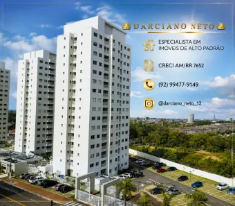 Apartamento com 3 Quartos para alugar, 84m² no Dom Pedro I, Manaus