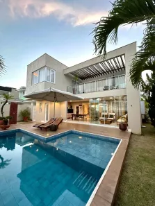 Casa de Condomínio com 4 Quartos à venda, 306m² no Alphaville (Abrantes), Camaçari