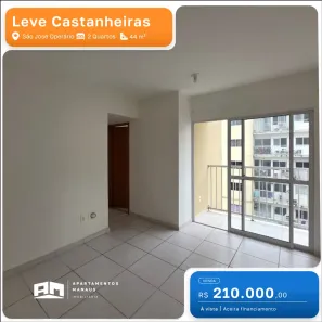 Apartamento com 2 Quartos à venda, 44m² no Gilberto Mestrinho, Manaus
