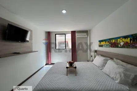 Flat com 1 Quarto à venda, 39m² no Cabo Branco, João Pessoa