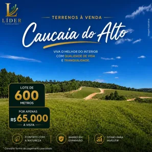 Lote/Terreno à venda, 500m² no Centro (Caucaia do Alto), Cotia