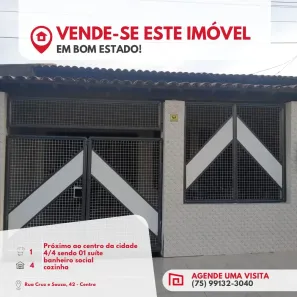 Casa com 4 Quartos à venda, 150m² no Centro, Feira de Santana