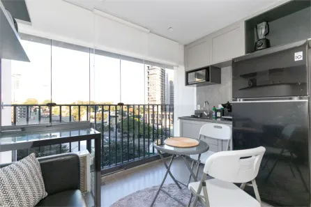 Apartamento com 1 Quarto para alugar, 27m² no Sumaré, São Paulo