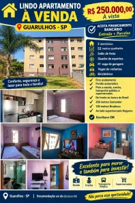 Apartamento com 2 Quartos à venda, 52m² no Parque Jurema, Guarulhos