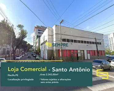 Ponto Comercial para alugar, 2343m² no Santo Antônio, Recife