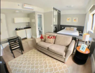 Flat com 1 Quarto para alugar, 33m² no Moema, São Paulo