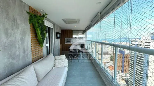 Apartamento com 3 Quartos para venda ou aluguel, 134m² no Gonzaga, Santos