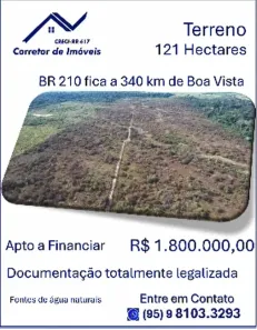 Lote/Terreno à venda, 5000m² no Centro, Boa Vista