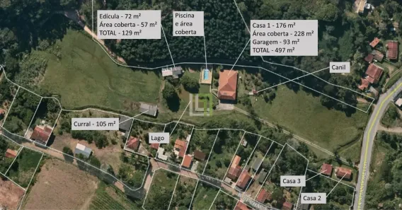 Fazenda/Sítio com 4 Quartos à venda, 497m² no Roseira, Jundiaí