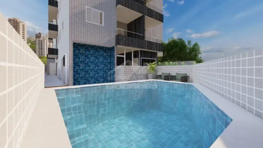 Apartamento com 2 Quartos à venda, 53m² no Mirim, Praia Grande