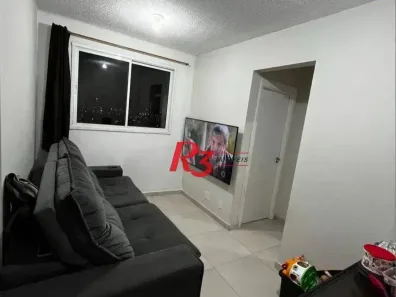 Apartamento com 2 Quartos à venda, 45m² no Areia Branca, Santos