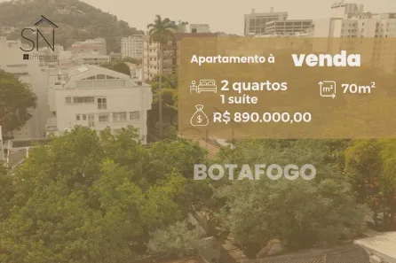 Apartamento com 2 Quartos à venda, 70m² no Botafogo, Rio de Janeiro