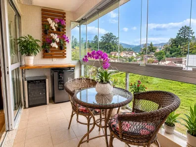 Apartamento com 3 Quartos à venda, 140m² no Valparaíso, Petrópolis
