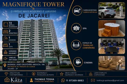 Apartamento com 2 Quartos à venda, 72m² no Jardim Pereira do Amparo, Jacareí