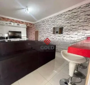 Sobrado com 5 Quartos à venda, 111m² no Jardim Santo André, Santo André