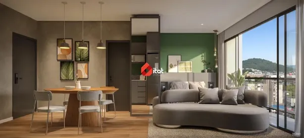 Apartamento com 1 Quarto à venda, 34m² no Nova Brasília, Jaraguá do Sul