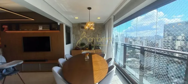 Apartamento com 3 Quartos para alugar, 109m² no Campo Belo, São Paulo