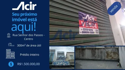 Prédio Comercial à venda, 312m² no Centro, Rio de Janeiro