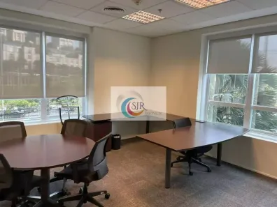 Sala Comercial para alugar, 136m² no Cidade Monções, São Paulo