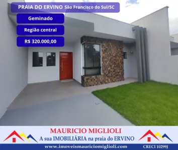 Casa com 2 Quartos à venda, 66m² no Praia do Ervino, São Francisco do Sul