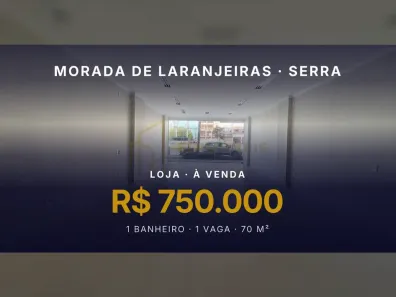 Ponto Comercial à venda, 70m² no Morada de Laranjeiras, Serra