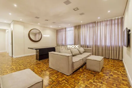 Apartamento com 3 Quartos para alugar, 101m² no Batel, Curitiba