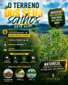 Lote/Terreno à venda, 500m² no Centro (Caucaia do Alto), Cotia