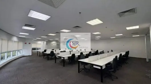 Sala Comercial para alugar, 418m² no Cidade Monções, São Paulo