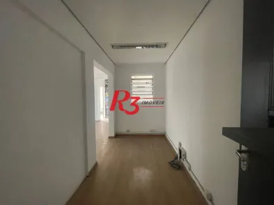 Sala Comercial para alugar, 67m² no Centro, Santos