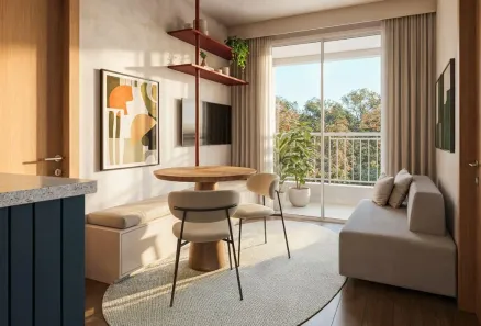 Apartamento com 2 Quartos à venda, 39m² no Hauer, Curitiba