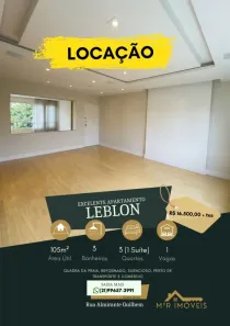 Apartamento com 3 Quartos para alugar, 105m² no Leblon, Rio de Janeiro