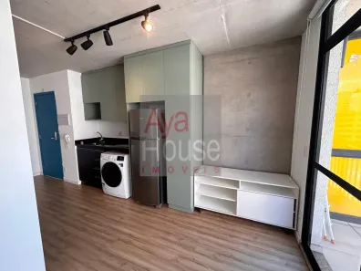 Apartamento com 1 Quarto para alugar, 35m² no Santo Amaro, São Paulo