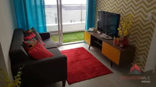 Apartamento com 1 Quarto para alugar, 42m² no Parque Residencial Aquarius, São José dos Campos