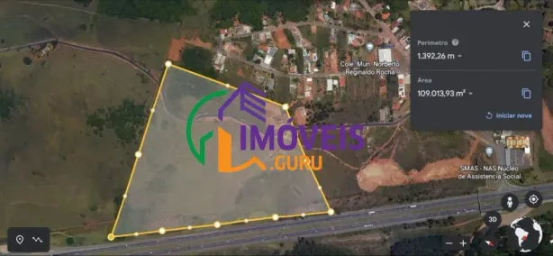 Lote/Terreno à venda, 109000m² no Recanto Maravilha III, Santana de Parnaíba